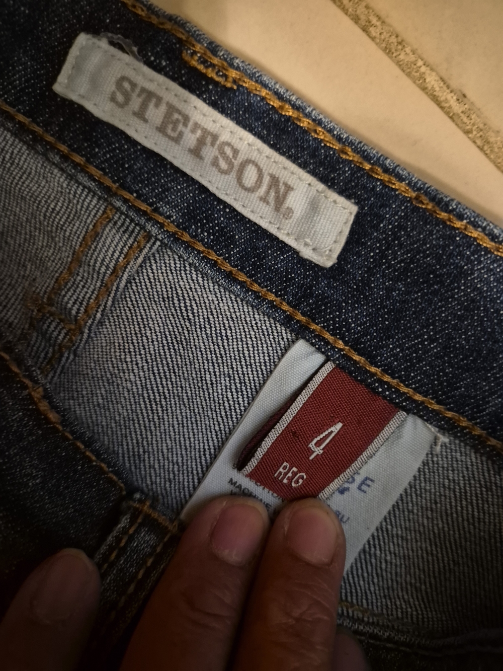Stetson High Rise Straight Fit Jean - Picture 3 of 4